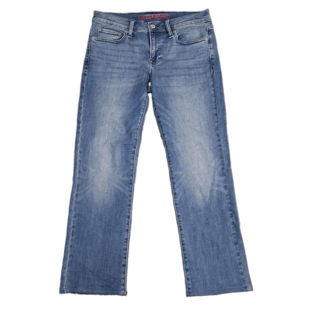 Classic Straight Leg Lucky Brand Sweet Straight Jeans Women’s 6/28 Mid Rise Blue